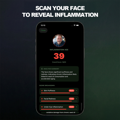 Track Inflammation, Reduce Brain Fog & Avoid Seed Oils (iOS ONLY)