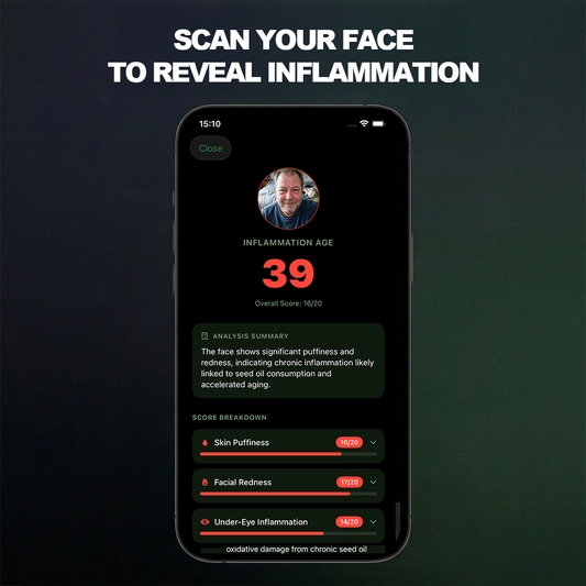 Track Inflammation, Reduce Brain Fog & Avoid Seed Oils (iOS ONLY)